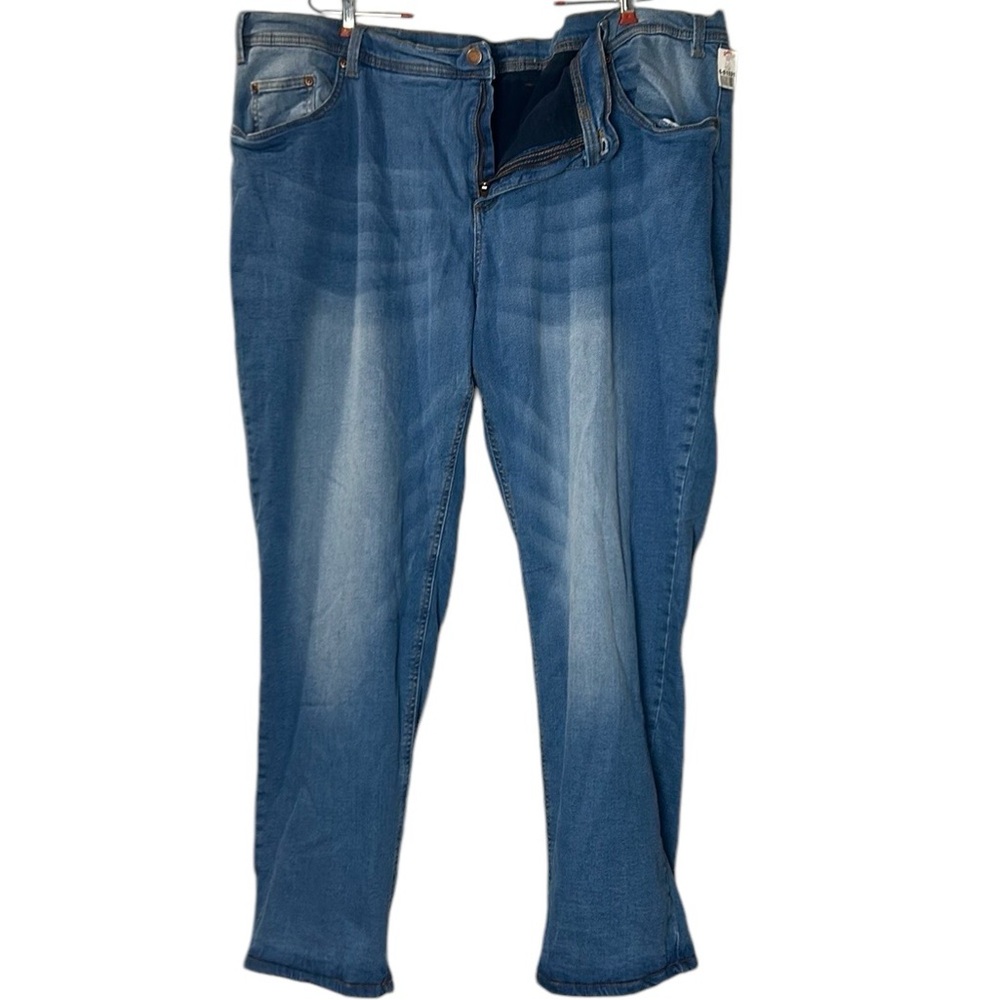 NWT John Baner men’s Flannel lined jeans size 46 blue denim pants warm‎